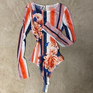 Multicolor Mesh Bodysuit